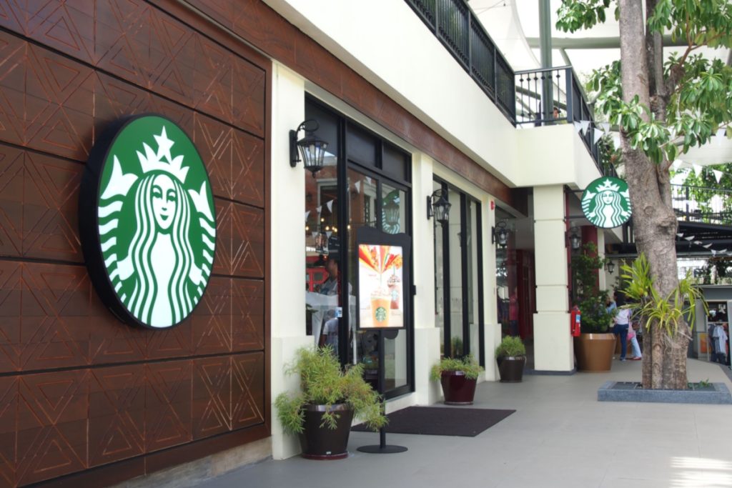 commercial recycling starbucks coffee shop