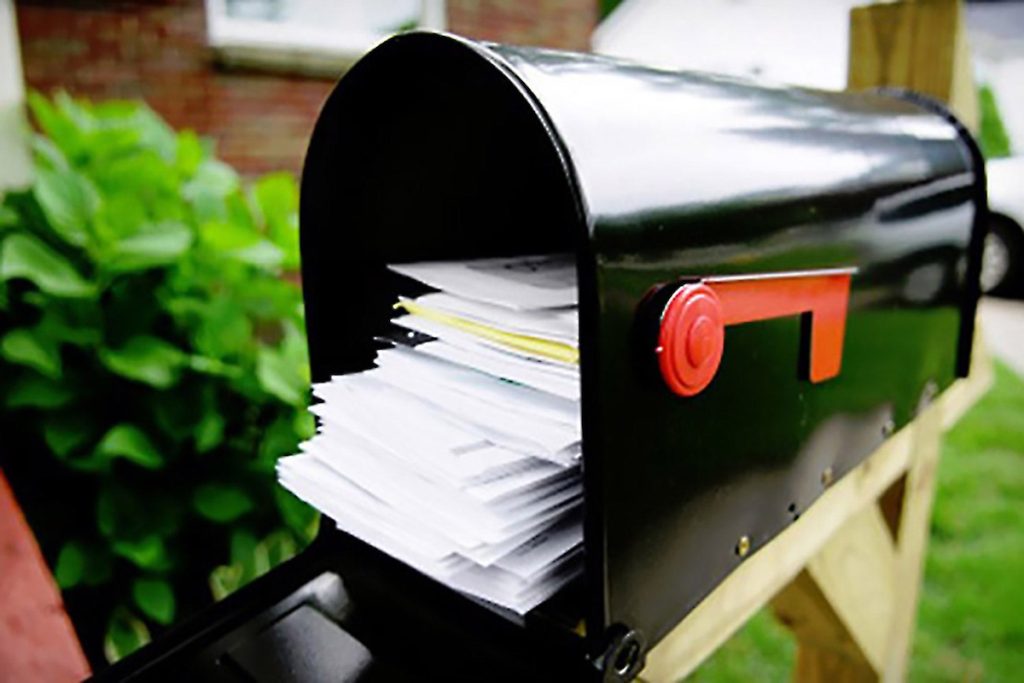 paper recycling recycle direct mail mailbox