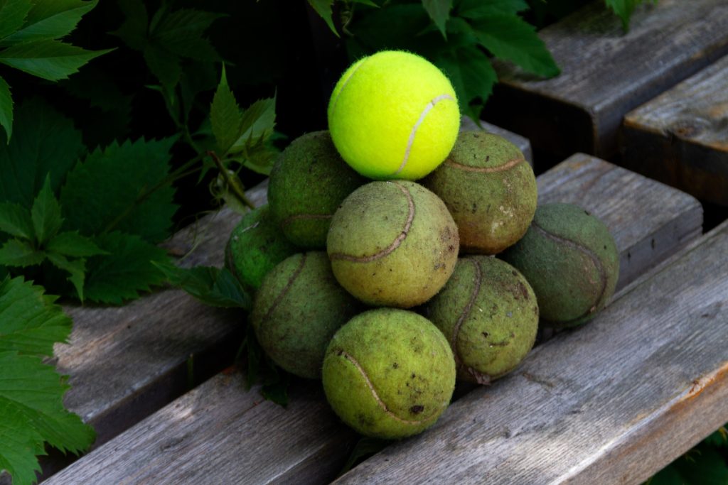 how to recycle tennis balls